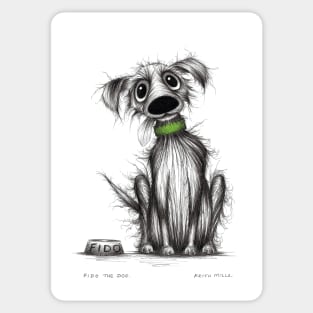 Fido the dog Sticker